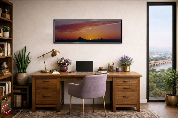 تابلو دکوراتیو White Desert, Farafra Oasis, Egypt,سیلوئت تشکیلات سنگی… اثر پانورامیک ایمجز - D1B