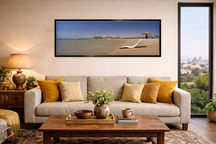 تابلو دکوراتیو Soma Bay, Hurghada, Egypt,صندلی راحتی روی ساحل، سوما بی… اثر پانورامیک ایمجز - D6B