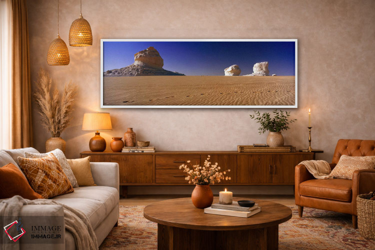 تابلو دکوراتیو Farafra Oasis, Egypt,تشکیلات سنگی در بیابان سفید، واحه… اثر پانورامیک ایمجز - D5W