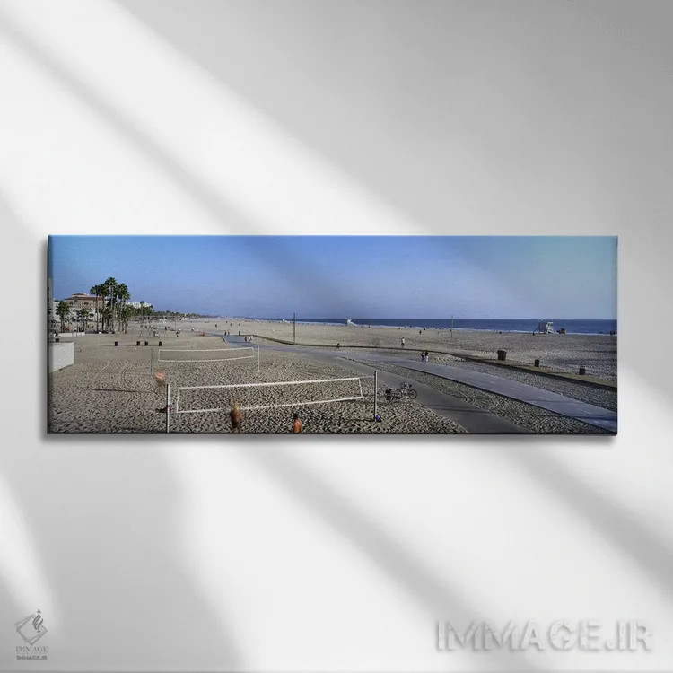 تابلو دکوراتیو Santa Monica, Los Angeles County, California, USA,گردشگ… اثر پانورامیک ایمجز - نمای روبهرو روی دیوار