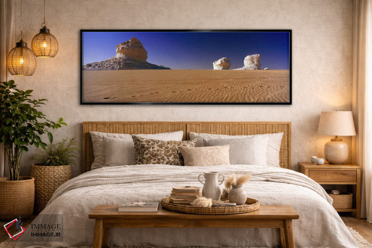 تابلو دکوراتیو Farafra Oasis, Egypt,تشکیلات سنگی در بیابان سفید، واحه… اثر پانورامیک ایمجز - D6B