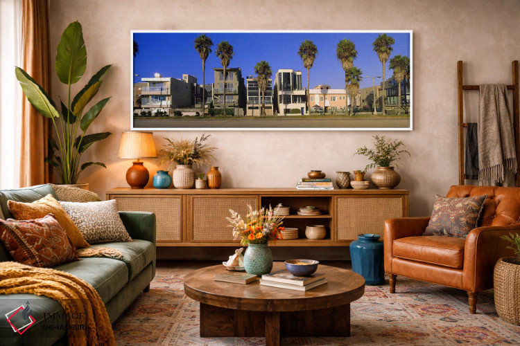 تابلو دکوراتیو Venice Beach, City of Los Angeles, California, USA,ساخت… اثر پانورامیک ایمجز - D1W