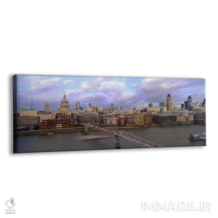 تابلو دکوراتیو St. Paul's Cathedral, London, England,پل بر فراز رودخان… اثر پانورامیک ایمجز - نمای پرسپکتیو محصول