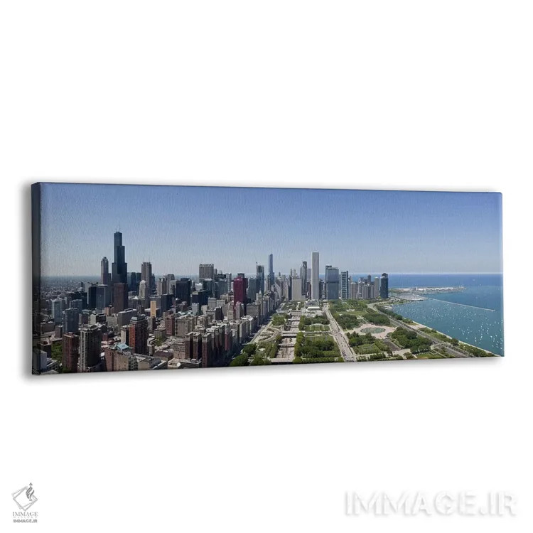 تابلو دکوراتیو Chicago, Lake Michigan, Cook County, Illinois 2009,منظر… اثر پانورامیک ایمجز - نمای پرسپکتیو محصول