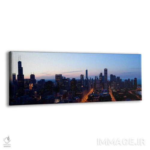 تابلو دکوراتیو Chicago, Cook County, Illinois, USA 2009,نمای زاویه بال… اثر پانورامیک ایمجز - نمای پرسپکتیو محصول