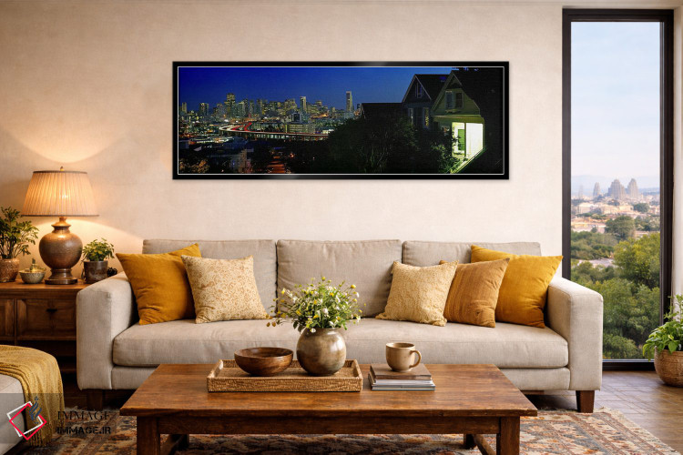 تابلو دکوراتیو San Francisco, California, USA 2009,ساختمان ها در شهر… اثر پانورامیک ایمجز - D6B