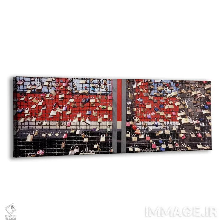 تابلو دکوراتیو Hohenzollern Bridge, Cologne, North Rhine Westphalia, G… اثر پانورامیک ایمجز - نمای پرسپکتیو محصول