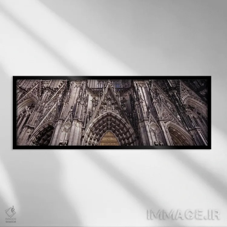 تابلو دکوراتیو Cologne, North Rhine Westphalia, Germany,جزئیات معماری… اثر پانورامیک ایمجز - نمای قابدار مشکی