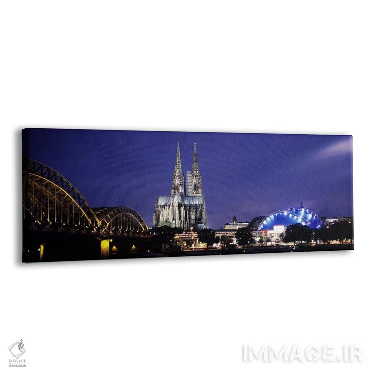 تابلو دکوراتیو Cologne Cathedral, Hohenzollern Bridge, Rhine River, Co… اثر پانورامیک ایمجز - نمای پرسپکتیو محصول