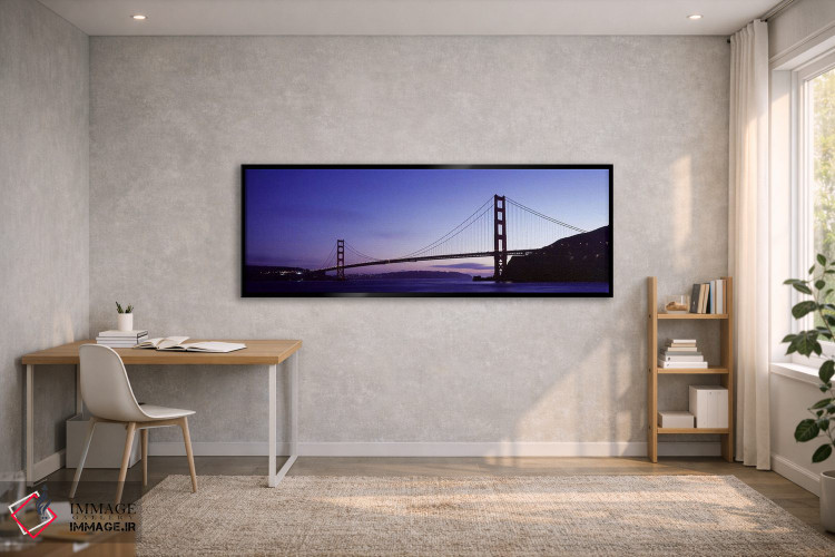 تابلو دکوراتیو Golden Gate Bridge, San Francisco Bay, San Francisco, C… اثر پانورامیک ایمجز - D2B