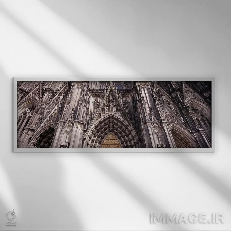 تابلو دکوراتیو Cologne, North Rhine Westphalia, Germany,جزئیات معماری… اثر پانورامیک ایمجز - نمای قابدار سفید