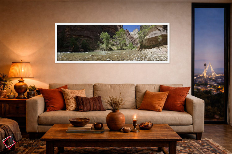 تابلو دکوراتیو Zion National Park, Washington County, Utah, USA,شاخه ش… اثر پانورامیک ایمجز - D4W