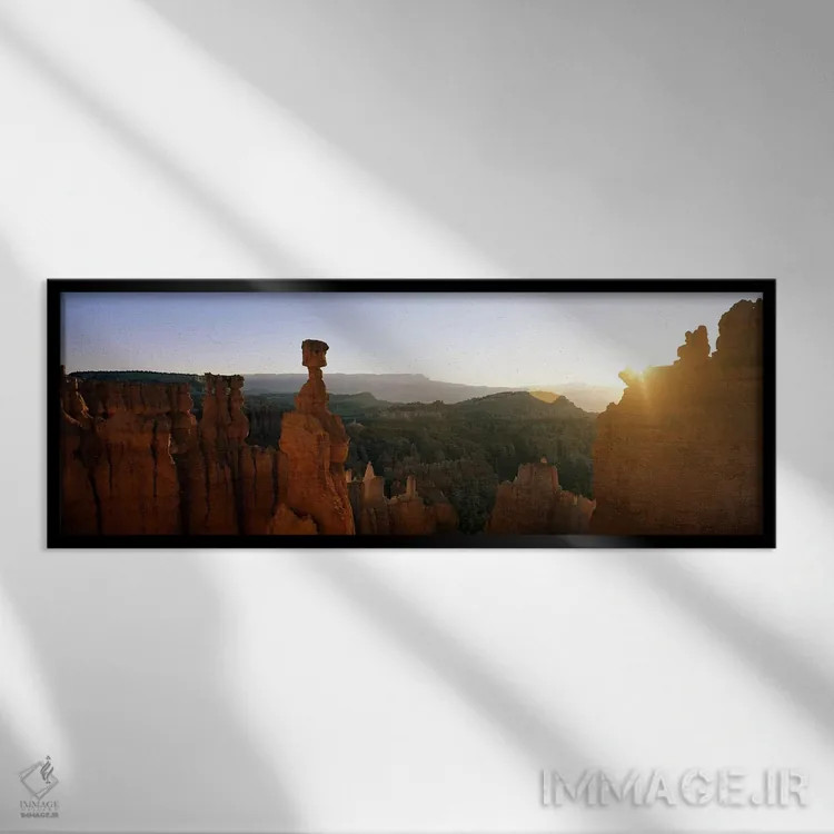 تابلو دکوراتیو Bryce Canyon National Park, Utah, USA,چکش ثور، پارک ملی… اثر پانورامیک ایمجز - نمای قابدار مشکی