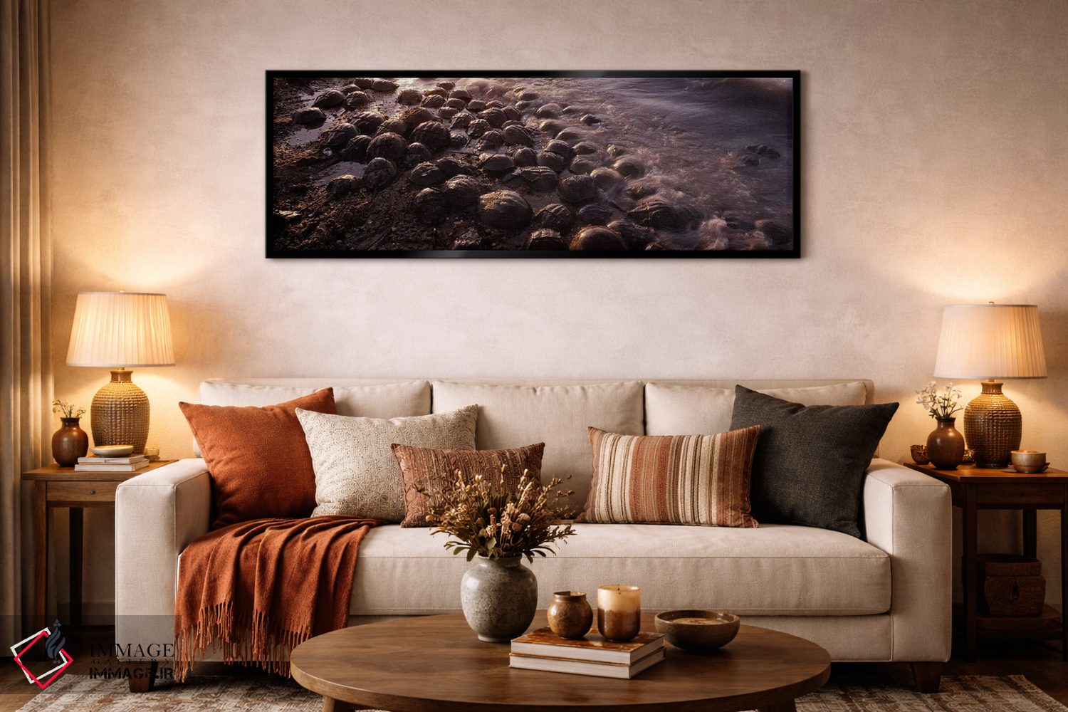 تابلو دکوراتیو spawning, Port Mahon, Delaware River, Delaware, USA,نعل… اثر پانورامیک ایمجز - D5B