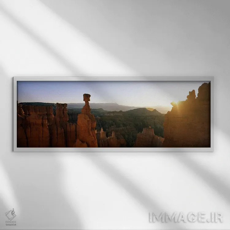 تابلو دکوراتیو Bryce Canyon National Park, Utah, USA,چکش ثور، پارک ملی… اثر پانورامیک ایمجز - نمای قابدار سفید
