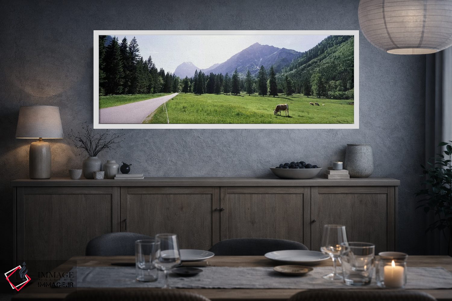 تابلو دکوراتیو Karwendel Mountains, Risstal Valley, Hinterriss, Tyrol… اثر پانورامیک ایمجز - D3W