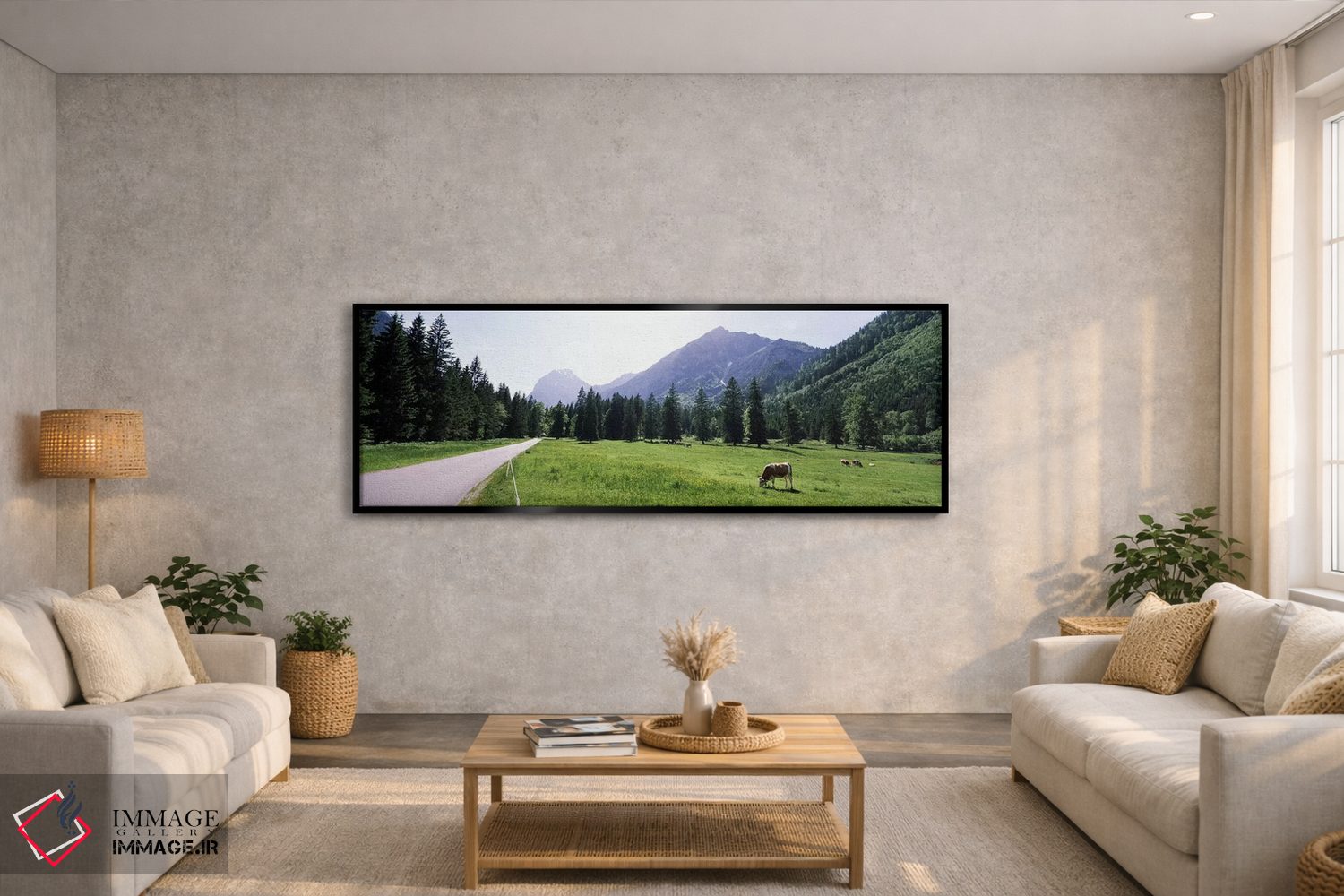 تابلو دکوراتیو Karwendel Mountains, Risstal Valley, Hinterriss, Tyrol… اثر پانورامیک ایمجز - D4B