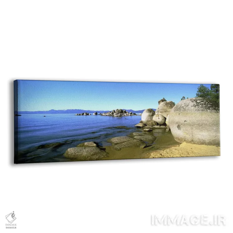تابلو دکوراتیو Lake Tahoe, California, USA,کومه های تخته سنگ، دریاچه ت… اثر پانورامیک ایمجز - نمای پرسپکتیو محصول