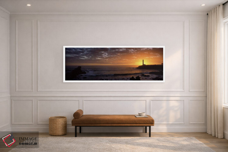 تابلو دکوراتیو Pigeon Point Lighthouse, San Mateo County, California… اثر پانورامیک ایمجز - D1W
