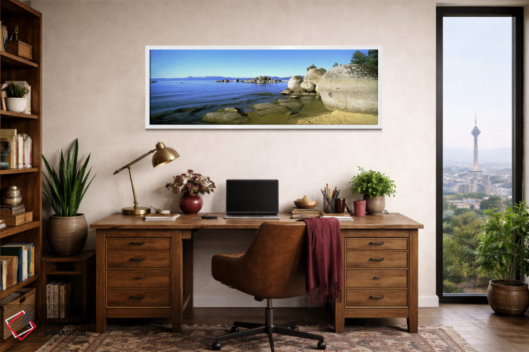 تابلو دکوراتیو Lake Tahoe, California, USA,کومه های تخته سنگ، دریاچه ت… اثر پانورامیک ایمجز - D1W