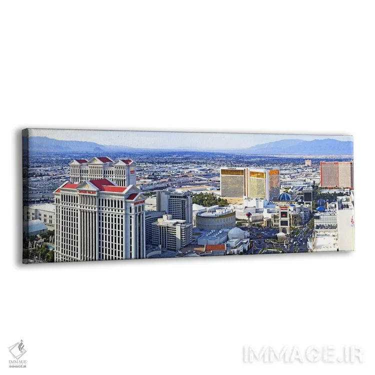 تابلو دکوراتیو Las Vegas, Clark County, Nevada, USA,نوار لاس وگاس، شهر… اثر پانورامیک ایمجز - نمای پرسپکتیو محصول