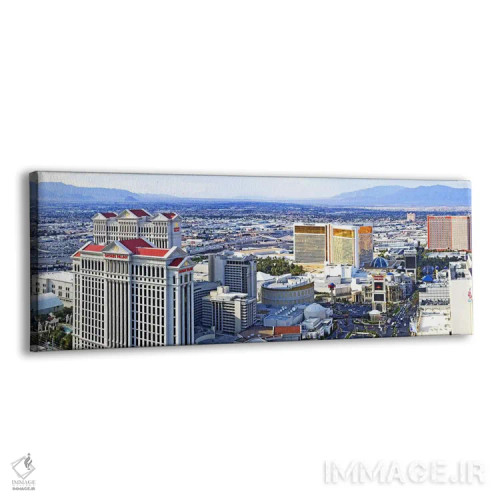 تابلو دکوراتیو Las Vegas, Clark County, Nevada, USA,نوار لاس وگاس، شهر… اثر پانورامیک ایمجز - نمای پرسپکتیو محصول