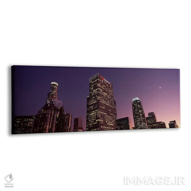 تابلو دکوراتیو City of Los Angeles, California, USA 2010,آسمان خراش ها… اثر پانورامیک ایمجز - نمای پرسپکتیو محصول