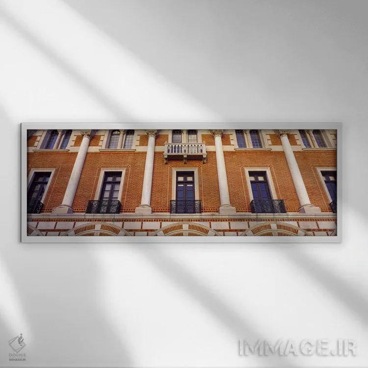 تابلو دکوراتیو Rice University, Houston, Texas, USA,نمای زاویه پایین ا… اثر پانورامیک ایمجز - نمای قابدار سفید