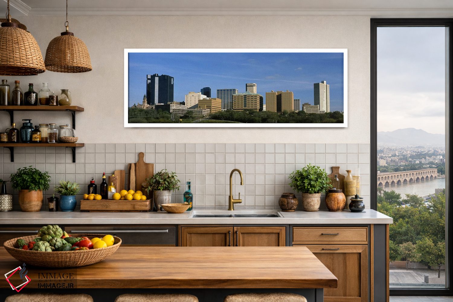 تابلو دکوراتیو Fort Worth, Texas, USA #2,ساختمان ها در شهر، فورت وورث… اثر پانورامیک ایمجز - D1W