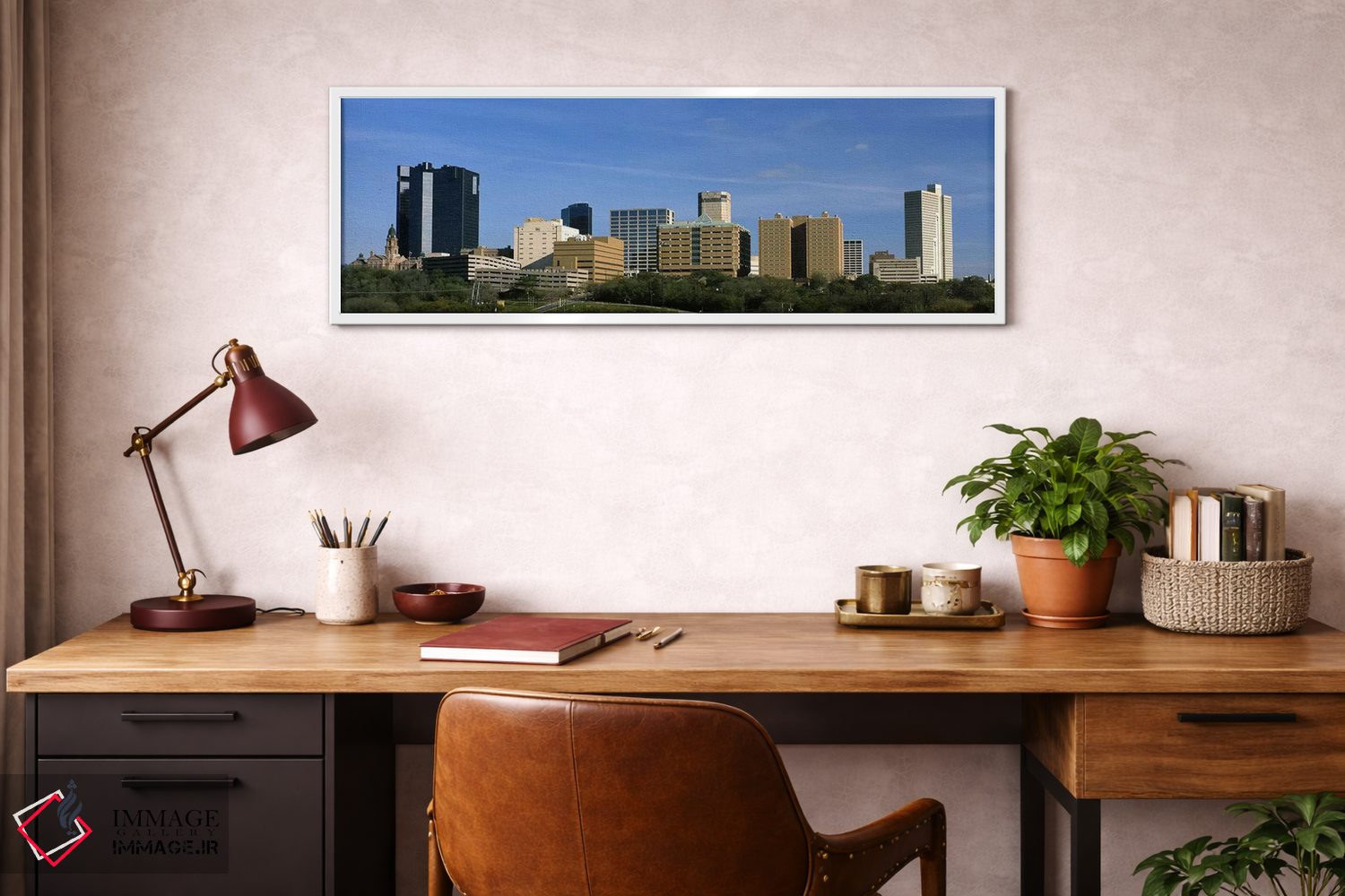 تابلو دکوراتیو Fort Worth, Texas, USA #2,ساختمان ها در شهر، فورت وورث… اثر پانورامیک ایمجز - D2W