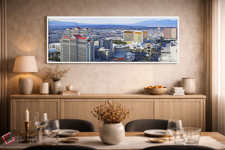 تابلو دکوراتیو Las Vegas, Clark County, Nevada, USA,نوار لاس وگاس، شهر… اثر پانورامیک ایمجز - D2W