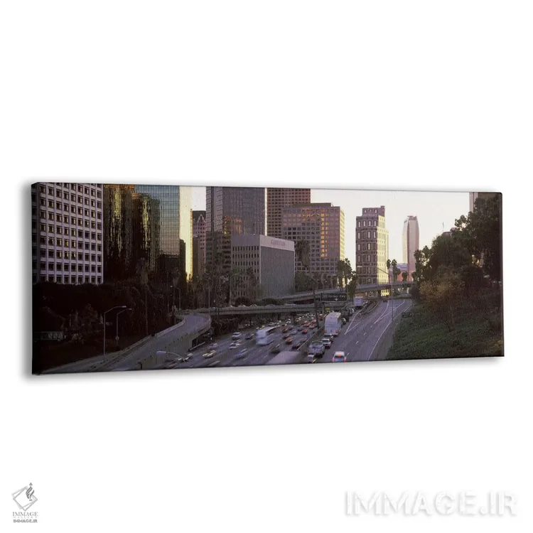 تابلو دکوراتیو City of Los Angeles, California, USA,ساختمان ها در شهر… اثر پانورامیک ایمجز - نمای پرسپکتیو محصول