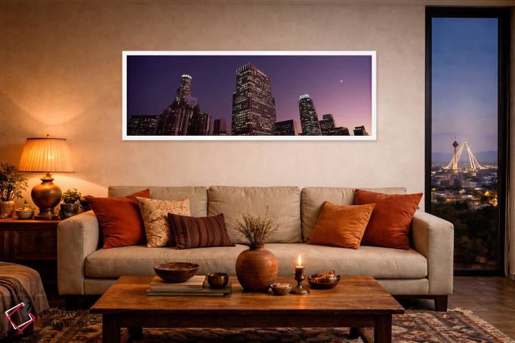 تابلو دکوراتیو City of Los Angeles, California, USA 2010,آسمان خراش ها… اثر پانورامیک ایمجز - D4W