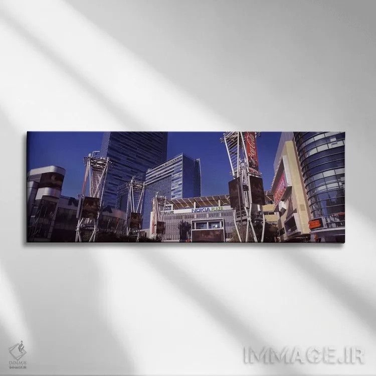 تابلو دکوراتیو Nokia Plaza, City of Los Angeles, California, USA,آسمان… اثر پانورامیک ایمجز - نمای روبهرو روی دیوار