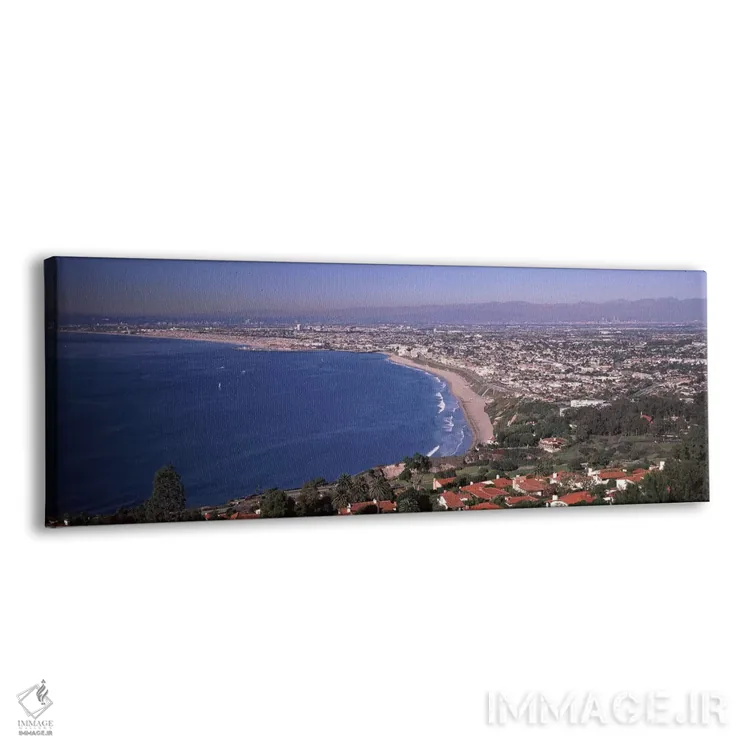 تابلو دکوراتیو Santa Monica Beach, Beverly Hills, Los Angeles County… اثر پانورامیک ایمجز - نمای پرسپکتیو محصول