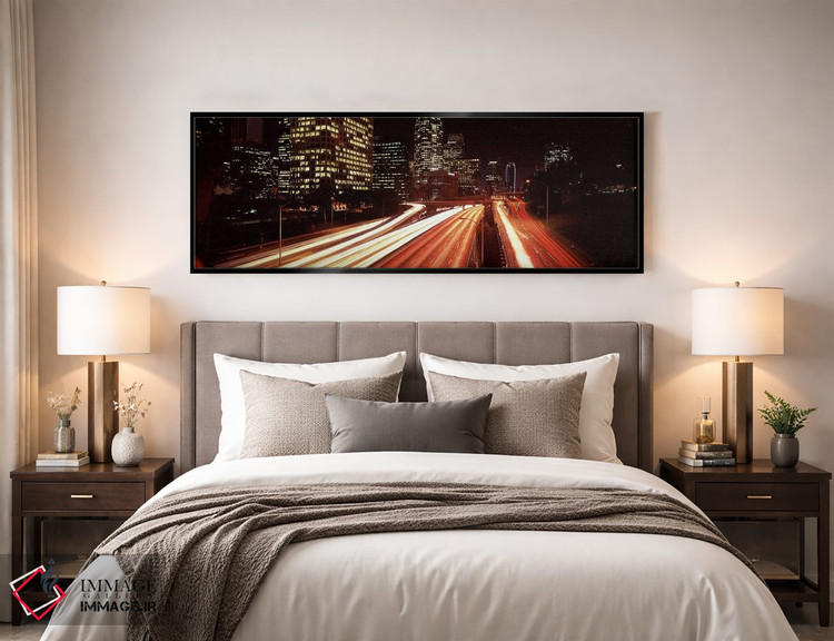 تابلو دکوراتیو City of Los Angeles, California, USA 2010 #4,آسمان خراش… اثر پانورامیک ایمجز - D4B