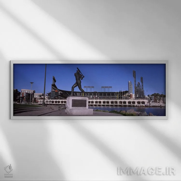 تابلو دکوراتیو AT&T Park, 24 Willie Mays Plaza, San Francisco, Califor… اثر پانورامیک ایمجز - نمای قابدار سفید
