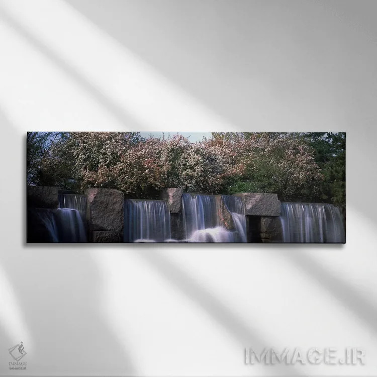 تابلو دکوراتیو Franklin Delano Roosevelt Memorial, Washington DC, USA… اثر پانورامیک ایمجز - نمای روبهرو روی دیوار