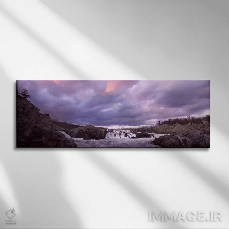تابلو دکوراتیو Great Falls National Park, Potomac River, Washington DC… اثر پانورامیک ایمجز - نمای روبهرو روی دیوار