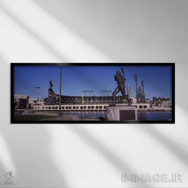 تابلو دکوراتیو AT&T Park, 24 Willie Mays Plaza, San Francisco, Califor… اثر پانورامیک ایمجز - نمای قابدار مشکی