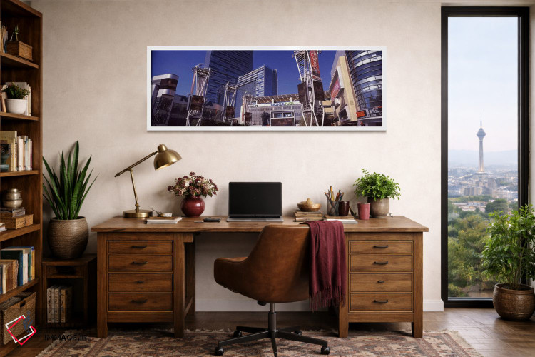 تابلو دکوراتیو Nokia Plaza, City of Los Angeles, California, USA,آسمان… اثر پانورامیک ایمجز - D1W