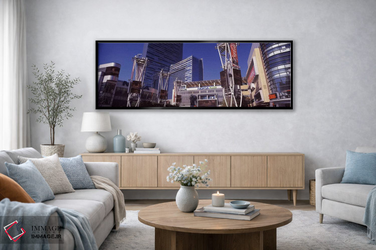 تابلو دکوراتیو Nokia Plaza, City of Los Angeles, California, USA,آسمان… اثر پانورامیک ایمجز - D3B