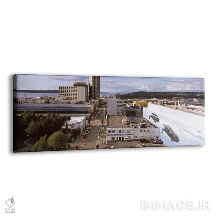 تابلو دکوراتیو Anchorage, Alaska, USA,ساختمان های شهری، انکوریج، آلاسک… اثر پانورامیک ایمجز - نمای پرسپکتیو محصول