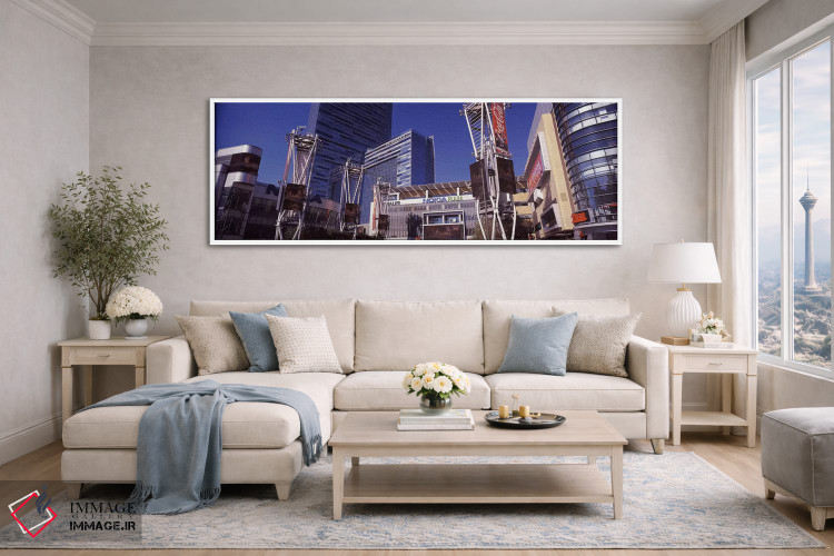تابلو دکوراتیو Nokia Plaza, City of Los Angeles, California, USA,آسمان… اثر پانورامیک ایمجز - D5W