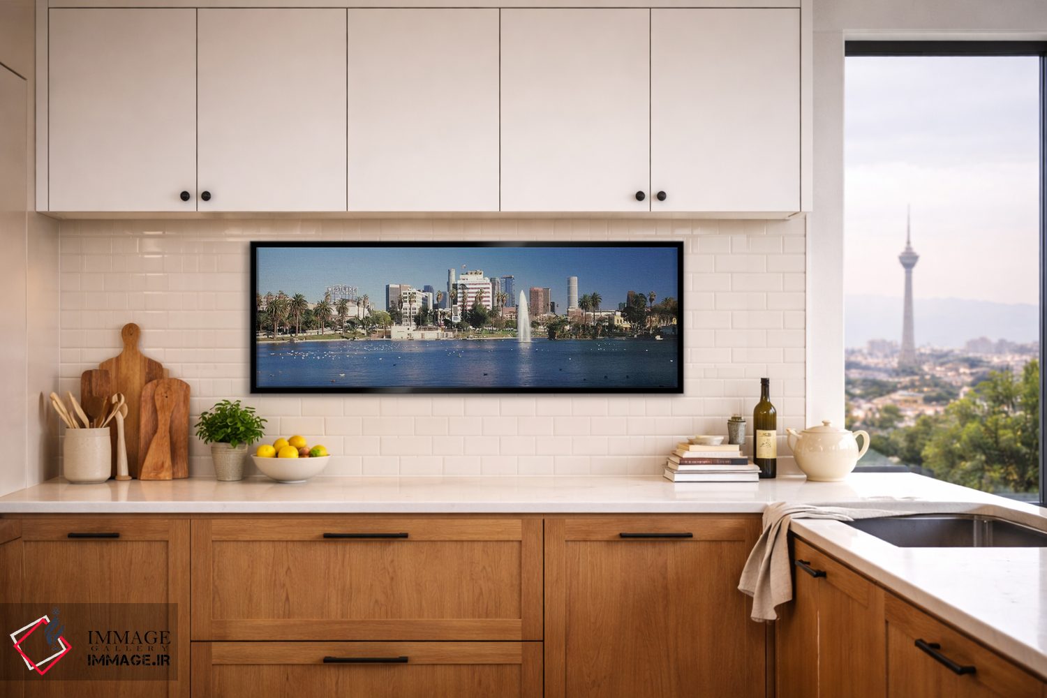 تابلو دکوراتیو Macarthur Park, Westlake, City of Los Angeles, Californ… اثر پانورامیک ایمجز - D5B