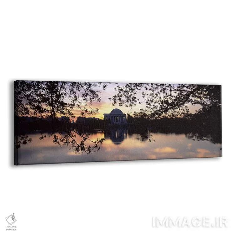 تابلو دکوراتیو Jefferson Memorial, Tidal Basin, Potomac River, Washing… اثر پانورامیک ایمجز - نمای پرسپکتیو محصول