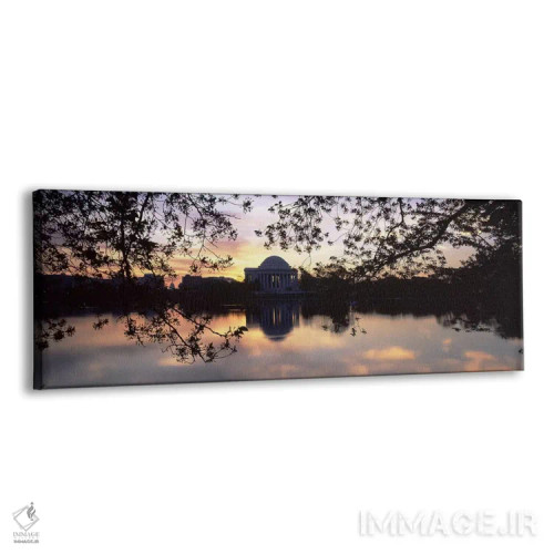 تابلو دکوراتیو Jefferson Memorial, Tidal Basin, Potomac River, Washing… اثر پانورامیک ایمجز - نمای پرسپکتیو محصول
