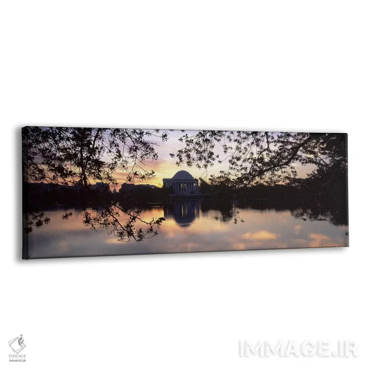 تابلو دکوراتیو Jefferson Memorial, Tidal Basin, Potomac River, Washing… اثر پانورامیک ایمجز - نمای پرسپکتیو محصول