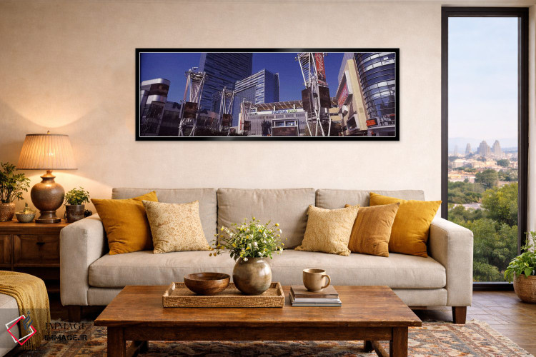 تابلو دکوراتیو Nokia Plaza, City of Los Angeles, California, USA,آسمان… اثر پانورامیک ایمجز - D6B