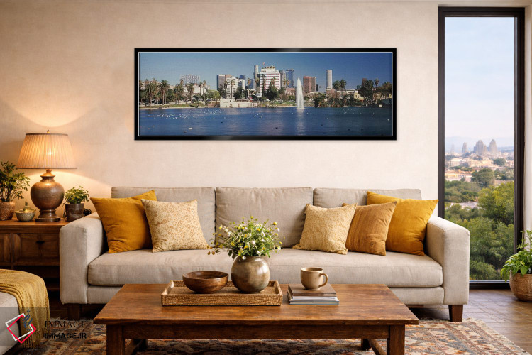 تابلو دکوراتیو Macarthur Park, Westlake, City of Los Angeles, Californ… اثر پانورامیک ایمجز - D6B